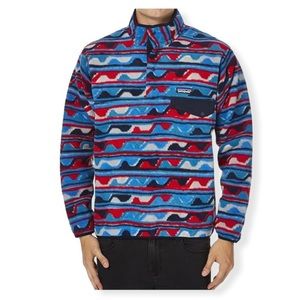 Patagonia Synchilla Snap-T Fleece
Pullover in Delta Navy Blue.